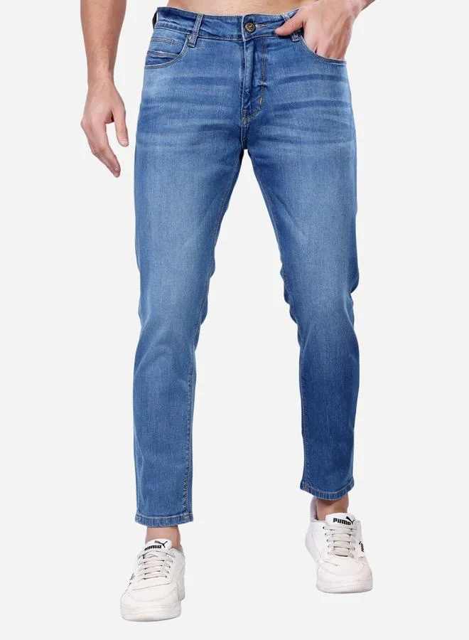ستايلوكس Stylox Mid Rise Whiskered Ankle Fit Jeans