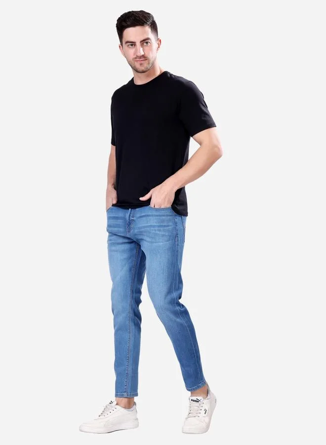 ستايلوكس Stylox Mid Rise Whiskered Ankle Fit Jeans