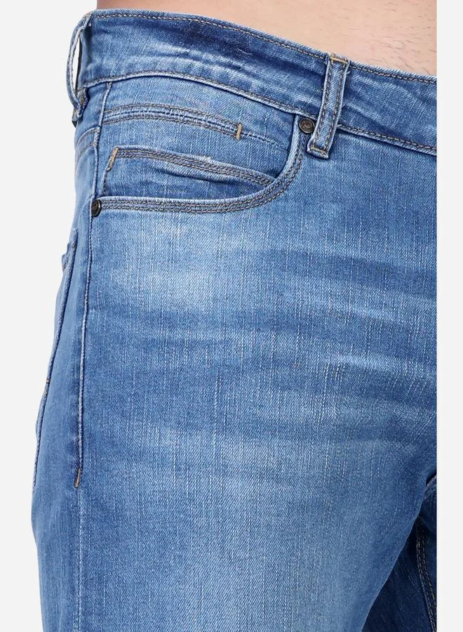 Stylox Stylox Mid Rise Whiskered Ankle Fit Jeans