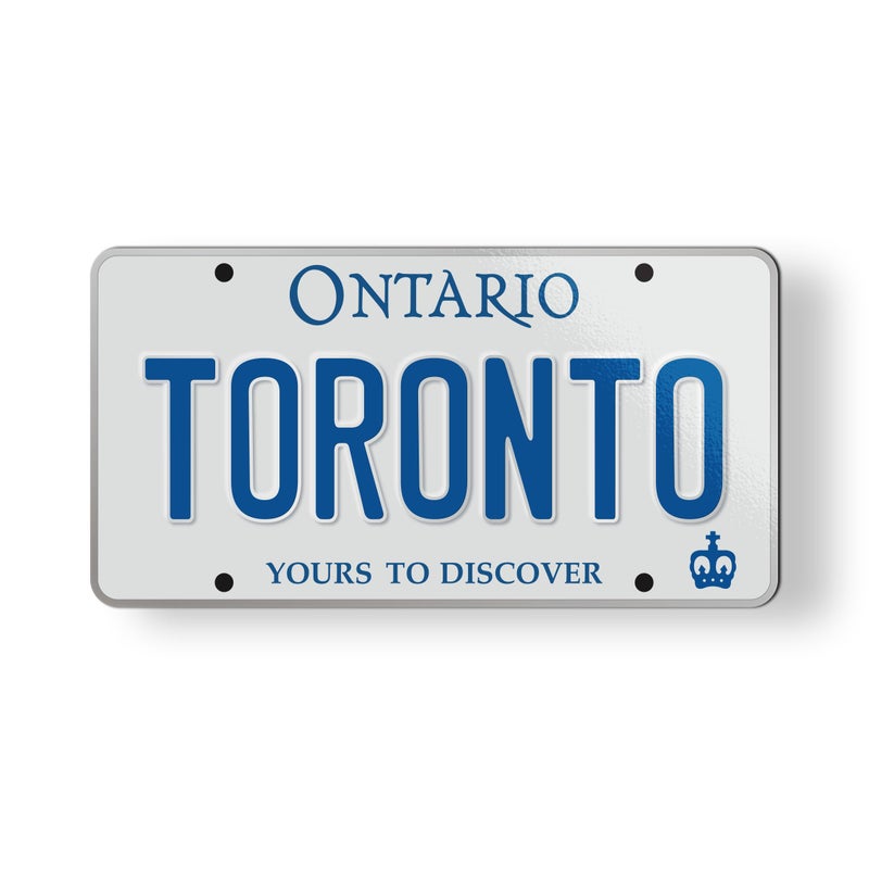 Toronto Ontario Canada State License Plate Style Magnet for Car Fridge Locker Metal Door 35