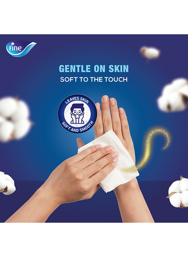 Fine Facial Tissue 100 Sheets Oud 2 Ply Pack of 1 White - Image 3