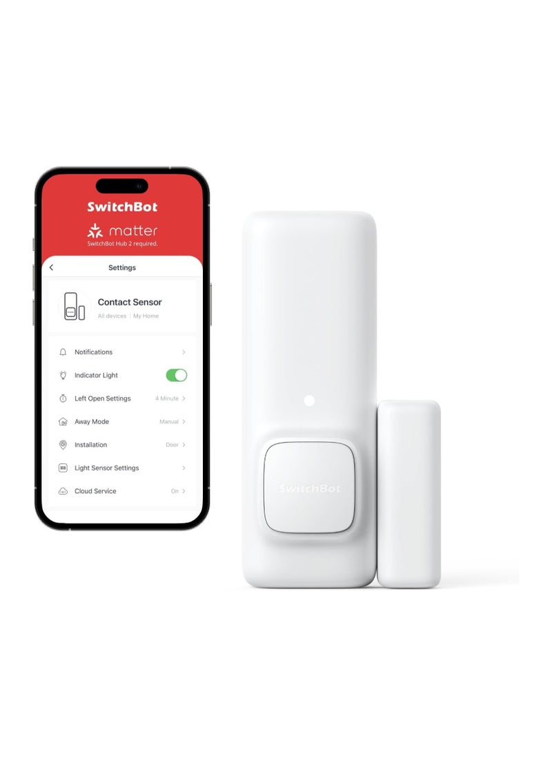 SwitchBot SwitchBot Contact Sensor White, W1201500  - Image 1