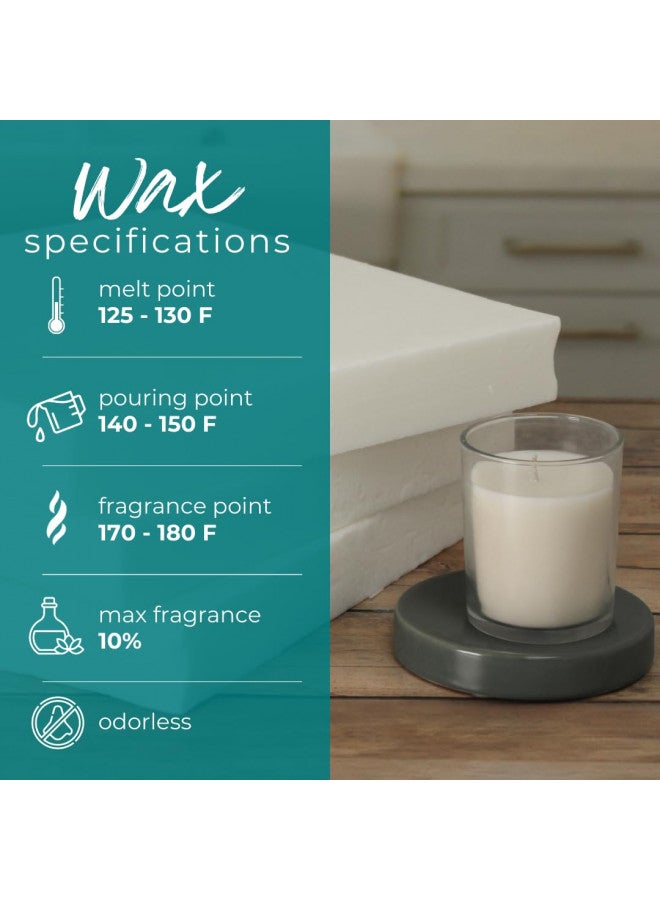 Direct Candle Supply - 20 lb Coconut Soy Candle Wax for Candle Making - Creamy Blend for High Load Fragrance Formulation, Coconut Wax, Coconut Soy Candle Wax, Cera para Velas - Image 2
