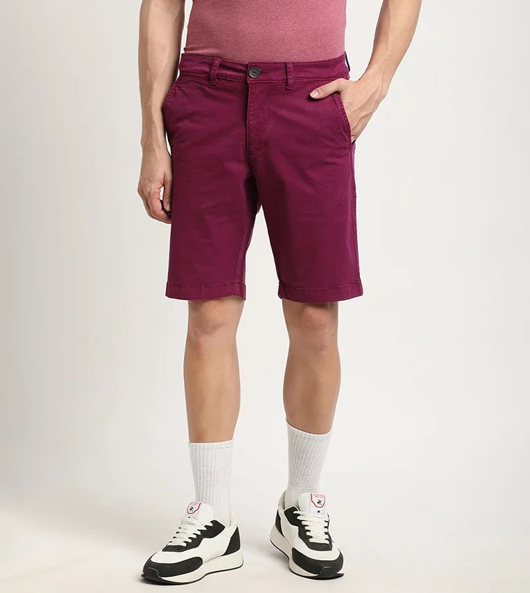 بيفرلي هيلز بولو كلوب شورت بأزرار صلبة