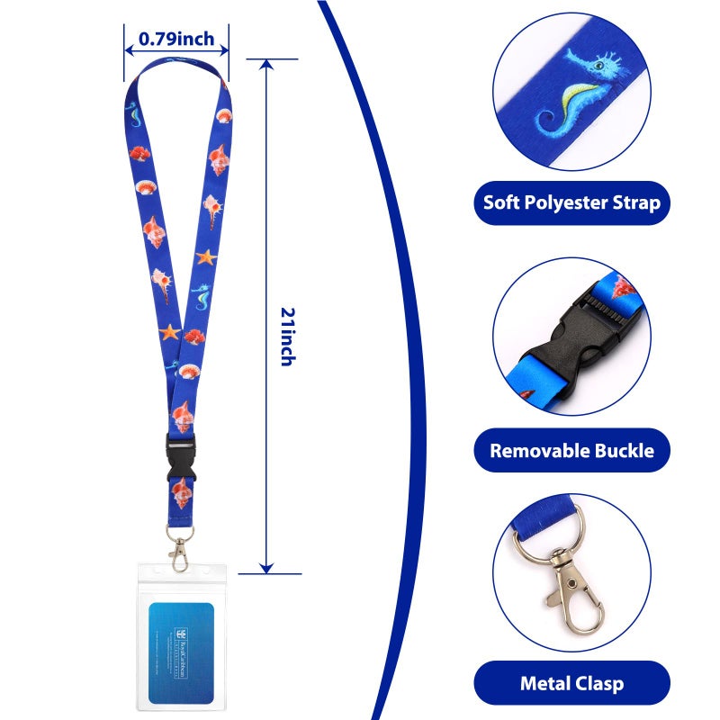 Qsszk Cruise Lanyards, 5 Pack Waterproof Cruise Lanyard with ID Badge Reel Holder, Detachable Buckle for Cruises Ships Key Cards, Cruise Essentials 2026 - Image 3