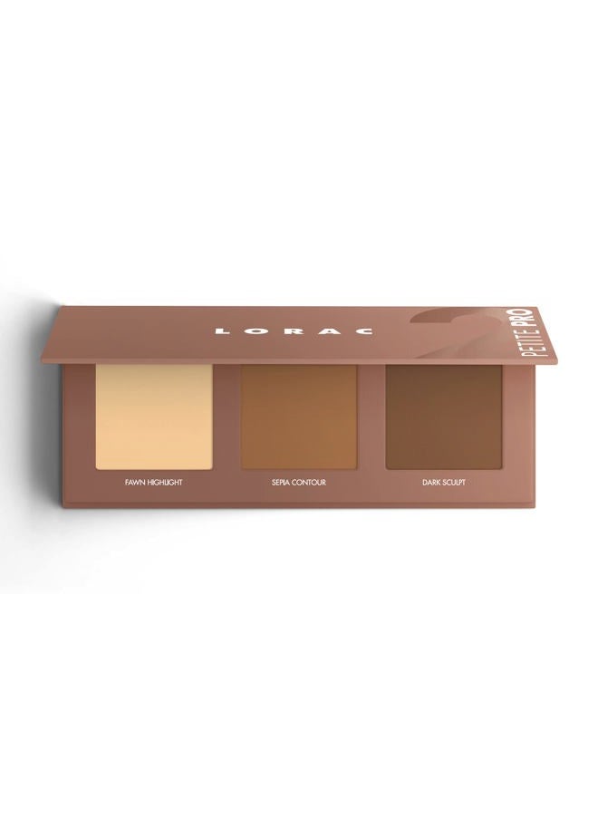 Lorac Petite PRO Contour Palette | Contour Powder Makeup| Highlighter Makeup | Mirror Compact - Image 4