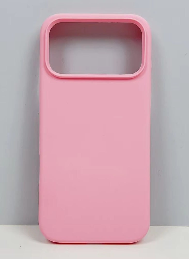 Pink Silicone Case for iPhone 17 Pro Max – Drop Tested, Camera Bump Guard, Soft Touch