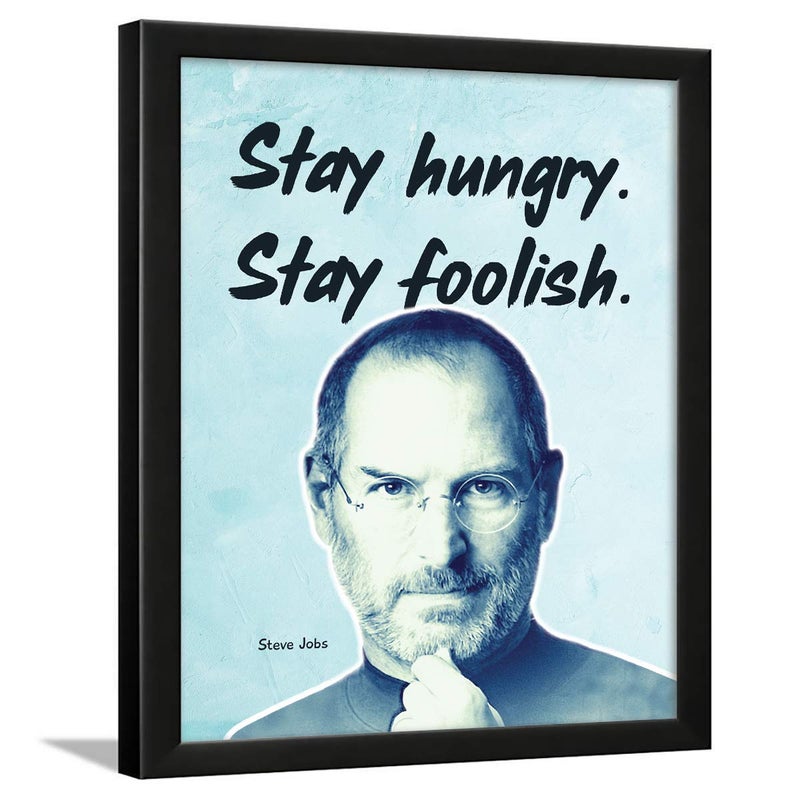 Chaka Chaundh Chaka Chaundh Steve Jobs Framed Poster motivational quotes frames poster with frame Steve Jobs Quotes Frames Inspiration Quotes wall framed Posters 136 X 106 Inches - Image 1