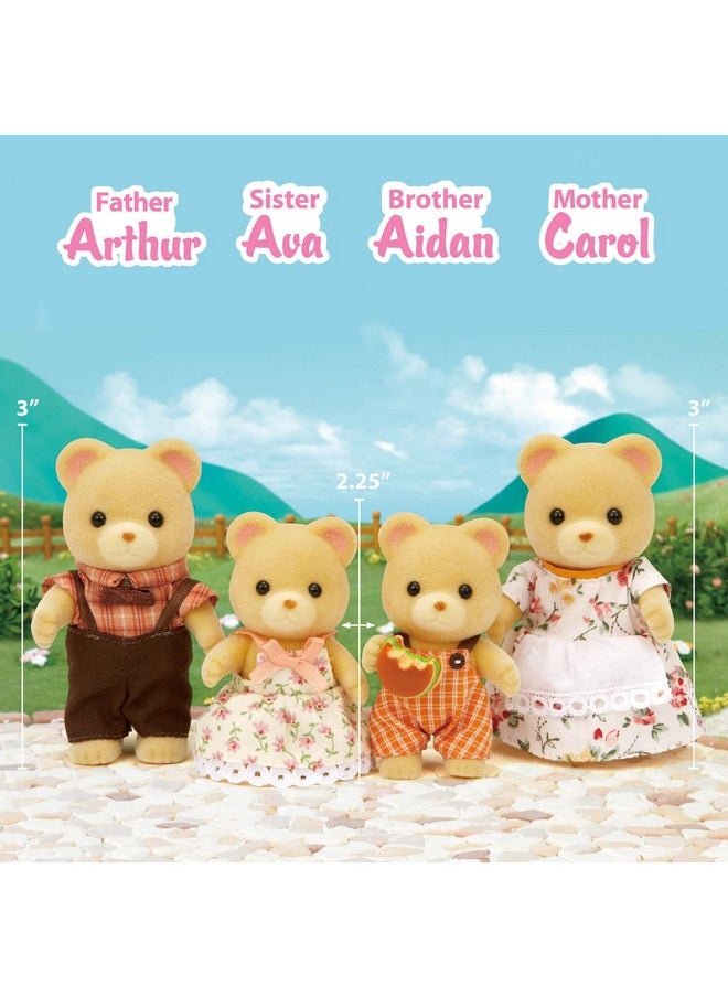 Calico Critters - Calico Critters Cuddle Bear Family, Dolls, Dollhouse Figures, Collectible Toys 4 Count - Image 1