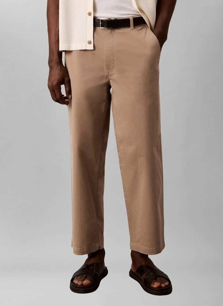 Calvin Klein Jeans 90s Loose Cropped Chino Trousers