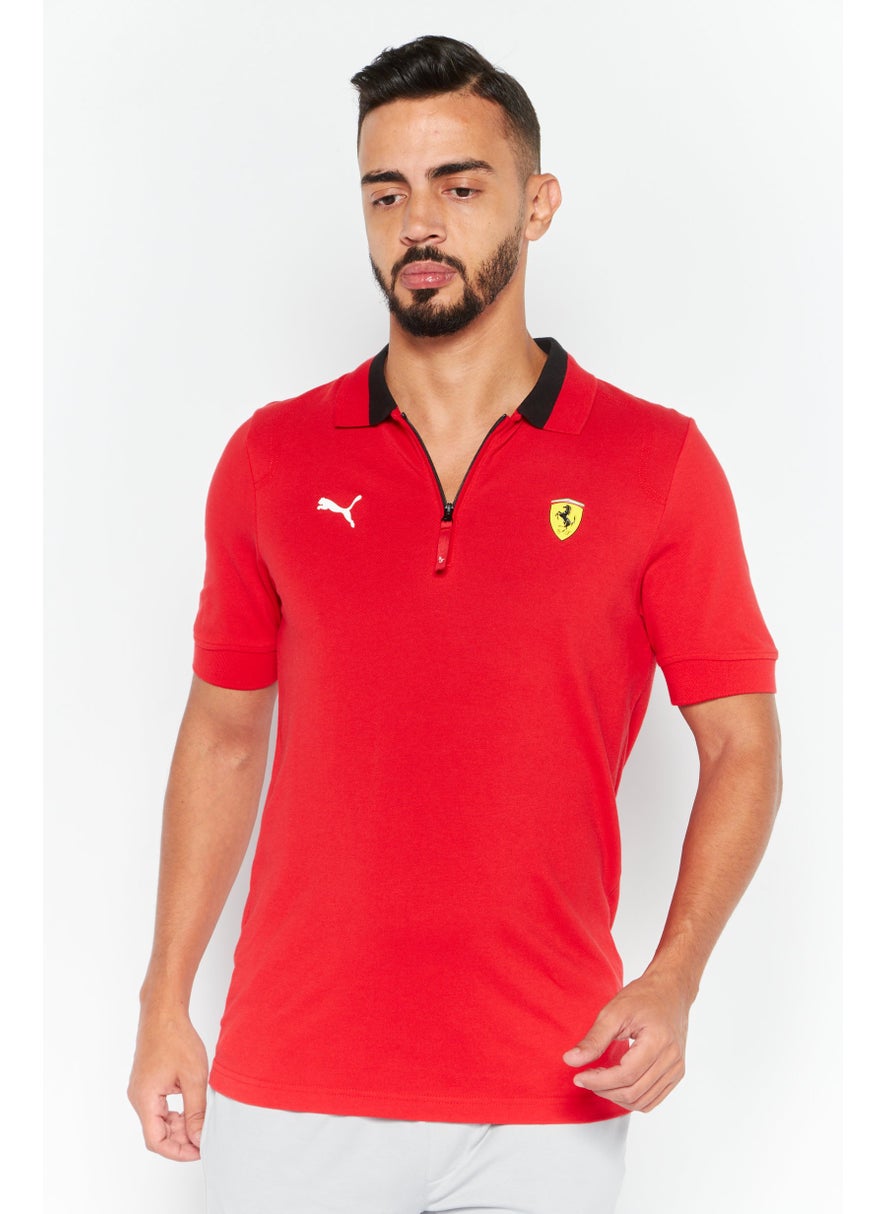 Men Sportswear Fit Short Sleeve Training Polo Shirt, Red - pzsku/Z6096B818C6D726E76608Z/45/_/1737641739/648eb32d-e6aa-45b3-a123-c6cba6077e32