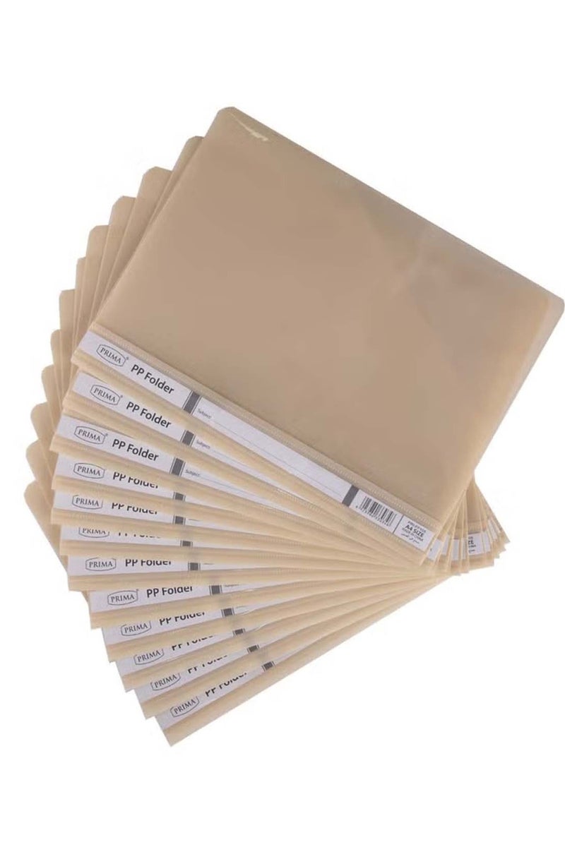 بريما مجلد مشروع A4 (12 قطعة)، ملفات تقارير بلاستيكية ثنائية الشق، مجلدات ملفات مستندات مشروع تقرير A4، مجلد مشروع عرض تقديمي للمكتب