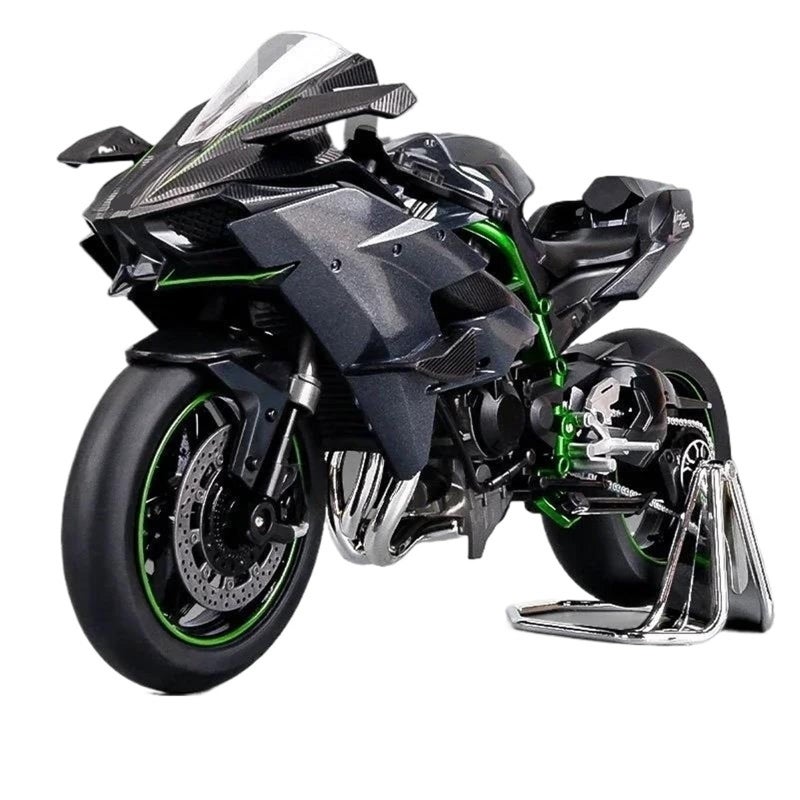 1:9 Simulation Kawasaki H2R Track Edition Alloy Motorcycle Model - Image 1