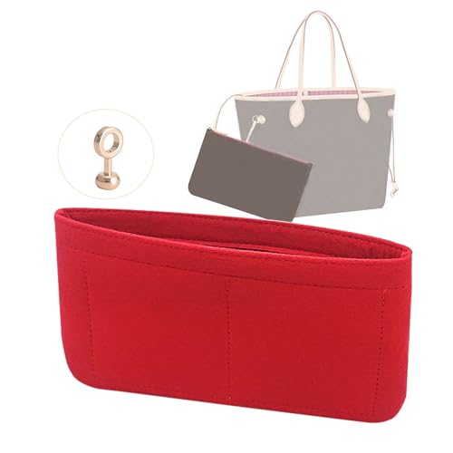 Lckaey Pouch Kit Purse Insert Organizer for Neverfull MM GM Accessoires Handbag3032red - Image 1