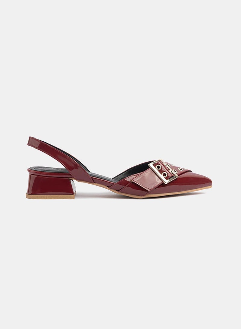 TGS Cross Buckle Slingbacks - Image 2