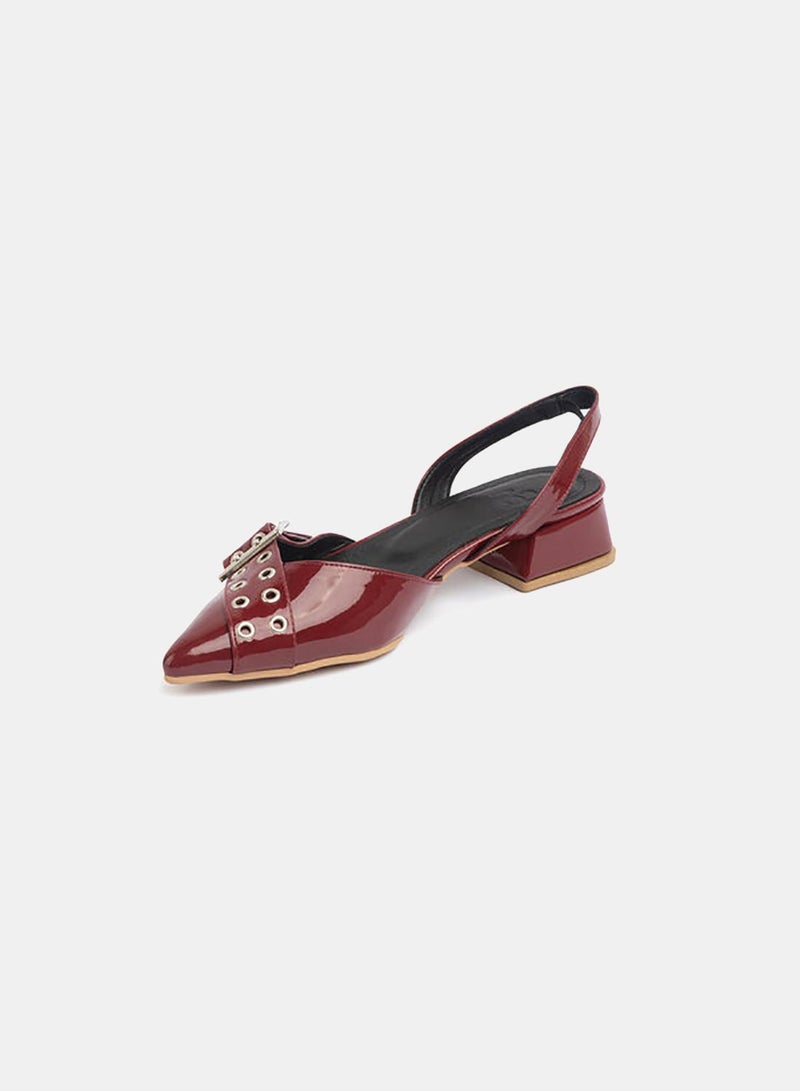 TGS Cross Buckle Slingbacks - Image 3