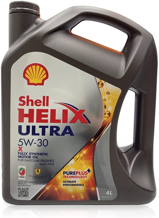 Shell Shell Helix Ultra 5W-30 Fully Synthetic Motor Oil (15,000 Kms, 4 Litres, Pack Of 1)  - Image 1