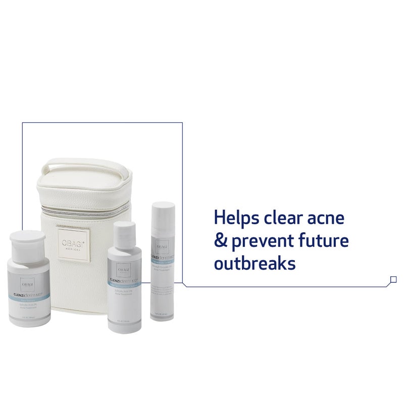 Obagi Medical Obagi CLENZIderm M.D. Therapeutic System - 3 Step Acne Treatment System Includes 2% Salicylic Acid (BHA) Cleanser, 2% Salicylic Acid (BHA) Exfoliating Toner, 5% Benzoyl Peroxide (BPO) Acne Treatment - Image 5