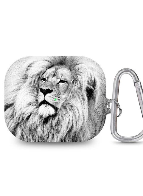 StylePods Case for Airpods 3rd Gen Case With Anti-Lost Keychain - Wise Lion