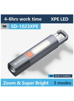SMILING SHARK Ultra small mini flashlight AAA 100 lumens ultra bright LED pen light pocket clip tactical flashlight light  - Image 1