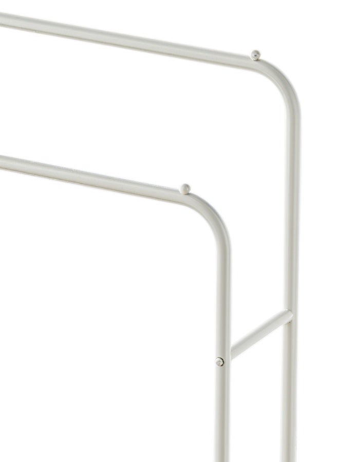 Noon East Metal Clothes Hanger Organizer and Clothes Stand - White 146x110x55 cm - Image 4