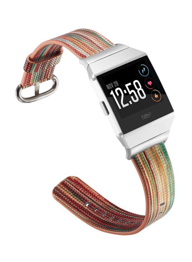 نيبمينينت سوار بديل من الجلد لساعة فيتبيت أيونيك متعدد الألوان - Image 2
