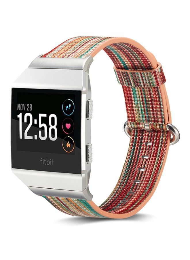 نيبمينينت سوار بديل من الجلد لساعة فيتبيت أيونيك متعدد الألوان - Image 4