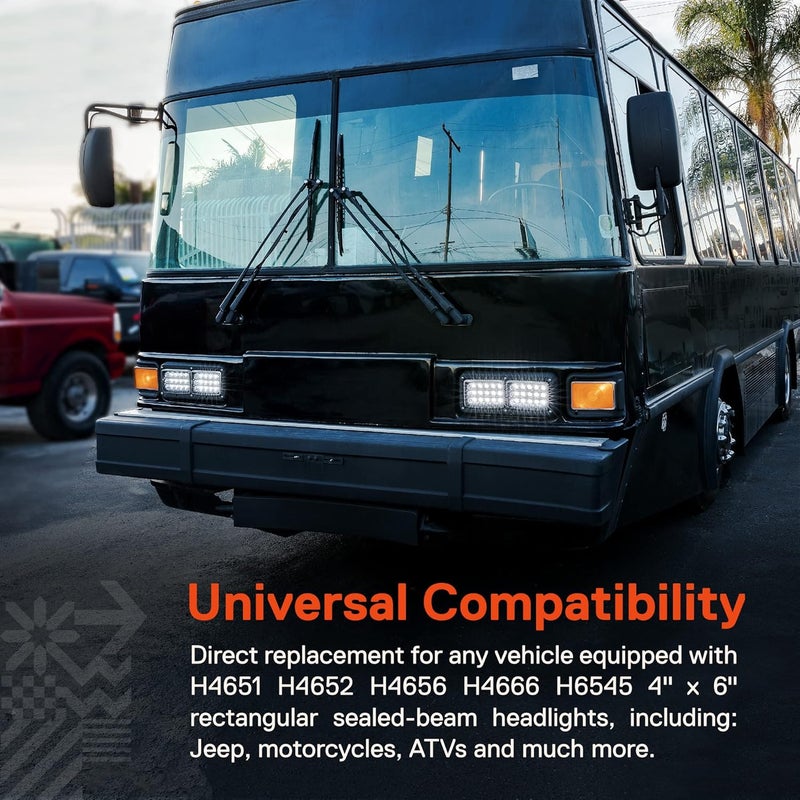 ONLINE LED STORE 4x6 LED Headlights - 2 Pack - Image 3