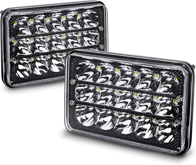 ONLINE LED STORE 4x6 LED Headlights - 2 Pack - Image 1
