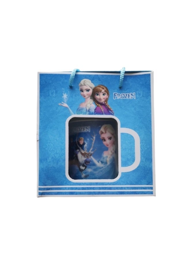Moon Berry Kids Cartoon Character Ceramic Mug with Spoon - Image 3