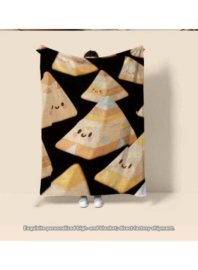 general Baby and children's cartoon flannel thin blanket (warm and comfortable, suitable for sleep, game use) 70cm*100cm