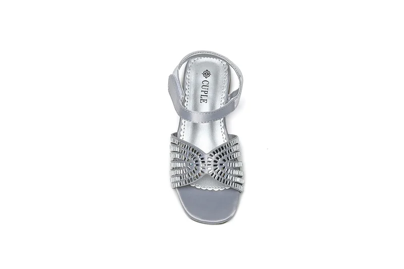 Cuple Girls embellished multi strap sandals