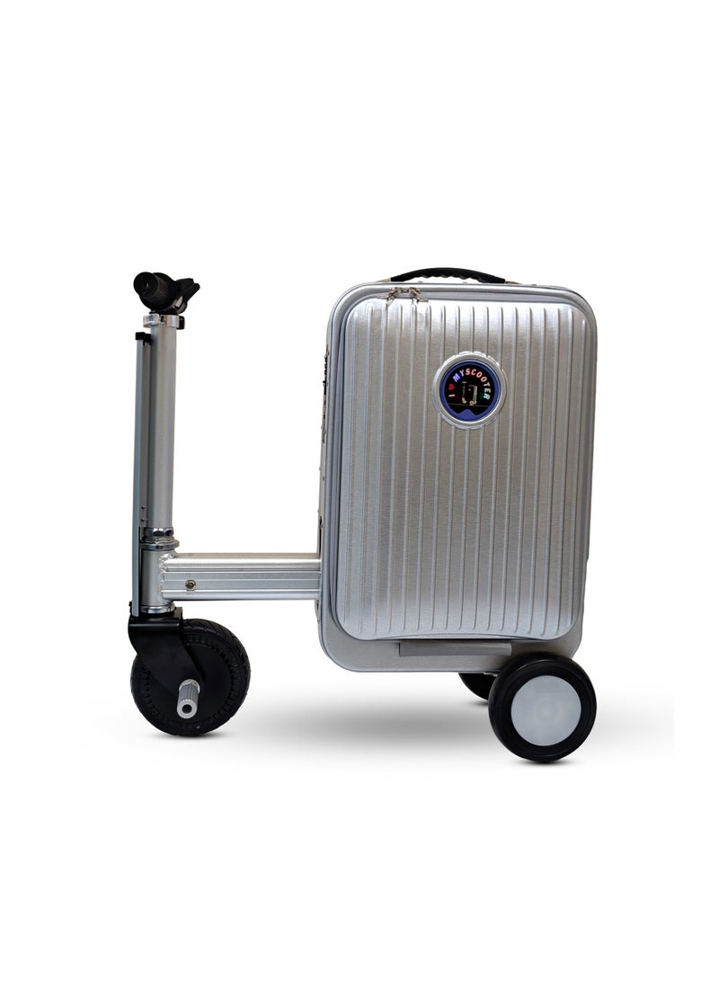 Mytoys Riding Luggage 20-Inch Rideable Suitcase, Electric Scooter Luggage Carry On Luggage with Removable Battery, TSA Lock,Load 110Kg Smart Riding Suitcase - Image 2