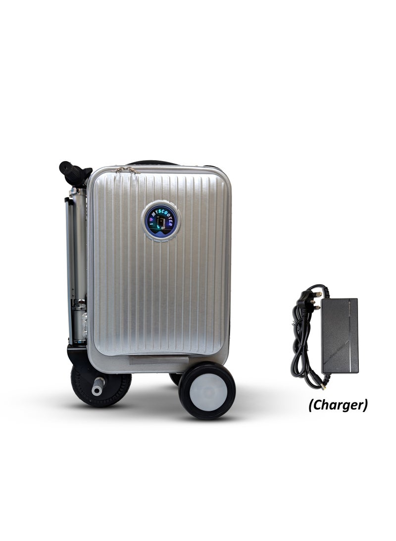 Mytoys Riding Luggage 20-Inch Rideable Suitcase, Electric Scooter Luggage Carry On Luggage with Removable Battery, TSA Lock,Load 110Kg Smart Riding Suitcase - Image 1