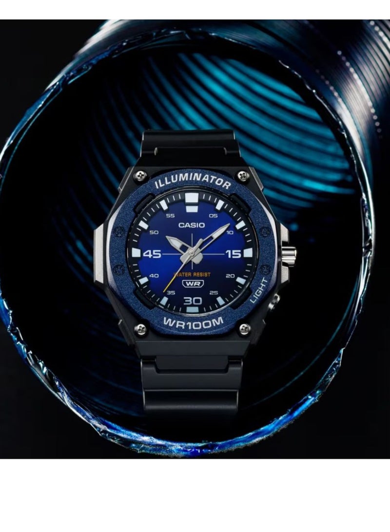 CASIO Analog Quartz Blue Dial Resin Band Watch MW-620H-2AVDF - Image 2