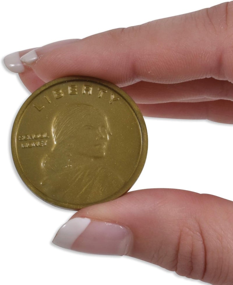 ليرنينج أدفانتدج Play Dollars - Set of 50 Plastic Coins - Designed and Sized Like Real US Currency - Teach Money Math With This Pretend Play Resource - Image 4