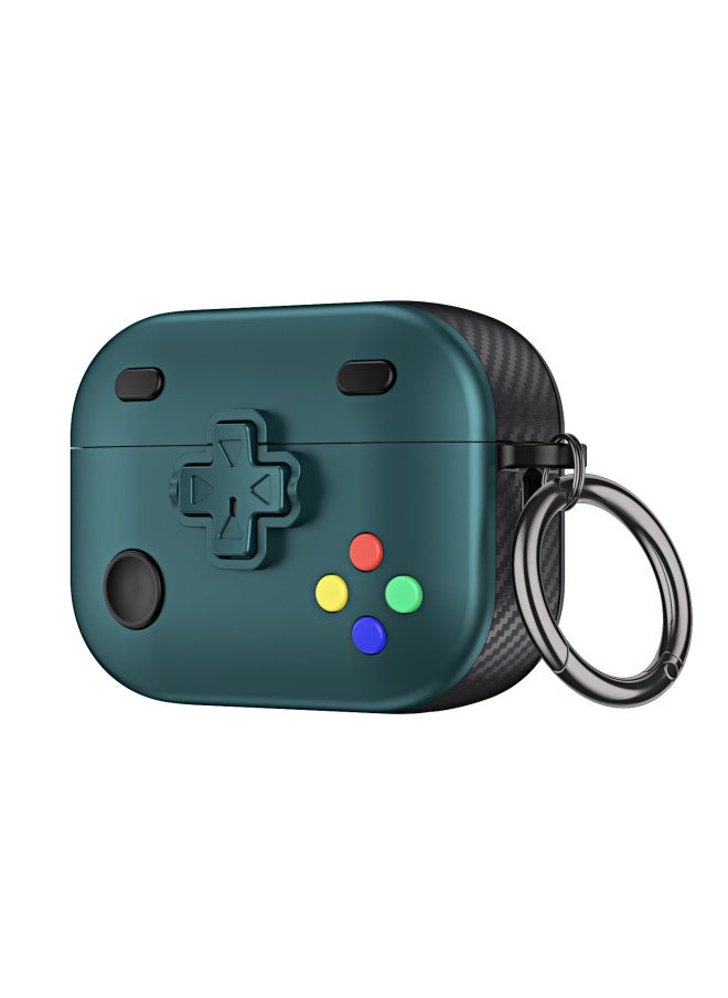 Generic - For AirPods Pro2 Bluetooth Headset Case Cartoon Game Airpods 3 Headset Case-Color:Green-Model:Airpods Pro2 Generation - Image 1