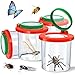 TORINALITAL Insert Bug Viewer for Kids 4PCS Magnifying Insect Box Bug Catcher Kit for Kids Bugs Magnifier Container Critter Insect Bugs Cage Magnifier Backyard Explorer Insects Viewer Collecting Kit - Image 2