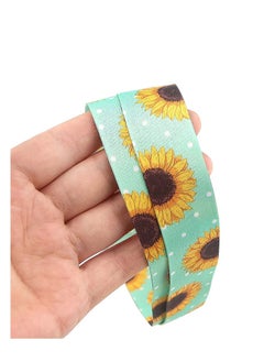 Y&D Lanyard, Cute Badge Lanyards, Neck Lanyard for Teacher Women and Kids Teens Girls Boys, Keys, Keychain, Id Badge, Holder, Mobile Phone Wallet, Key Chain Holder Green Sunflower  - Image 2