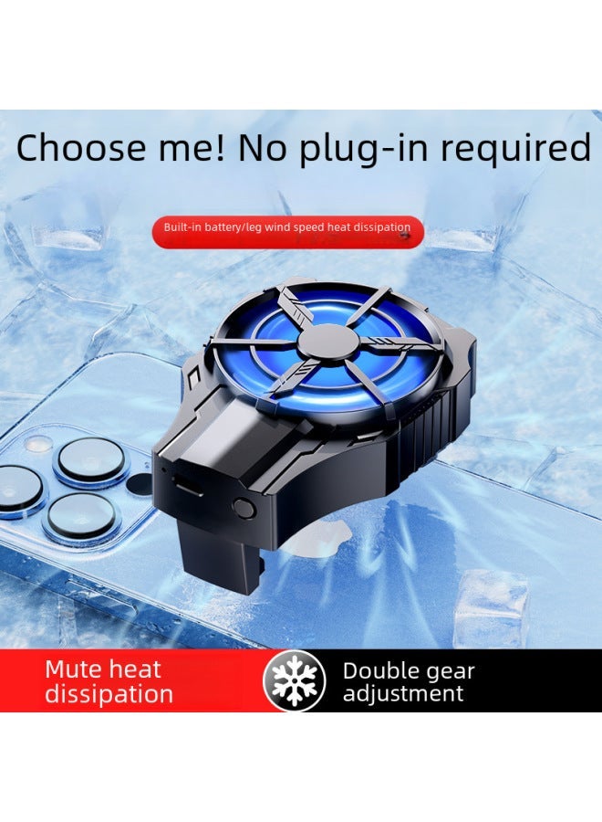 Running Volume Mobile Phone Radiator Fast Air Cooling Artifact Battery Magnetic Spot-Color:[X52 Plug-in Model]]  - Image 4