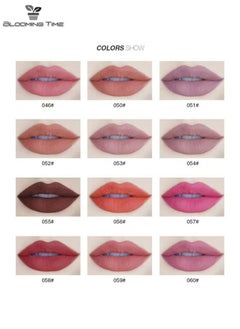 Menow Matte 12-Piece Mixed Color, Lip Liner, Lipstick Pen, Waterproof And Long-Lasting Makeup  - Image 2