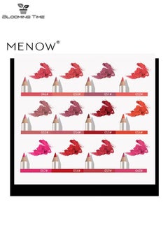Menow Matte 12-Piece Mixed Color, Lip Liner, Lipstick Pen, Waterproof And Long-Lasting Makeup  - Image 5