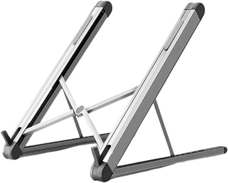 Ultra Light Portable Folding Aluminum Laptop Stand For 11 To 15 6 Inch Silver - Image 1