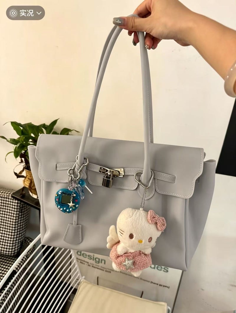 2026 Summer Transparent Jelly Tote Bag - Large Capacity Commuter Shoulder Bag for  Women - Image 4