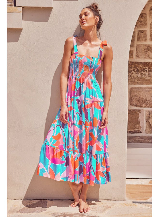 New Casual Dress Printed High-waist Skirt - Image 1