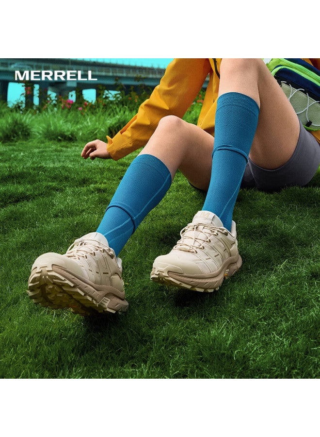 Merrell Free Stride Men'S And Women'S Shock-Absorbing Anti-Slip Mountain Hiking Shoes Mt632-03 Grey Khaki Size 36 - Image 1