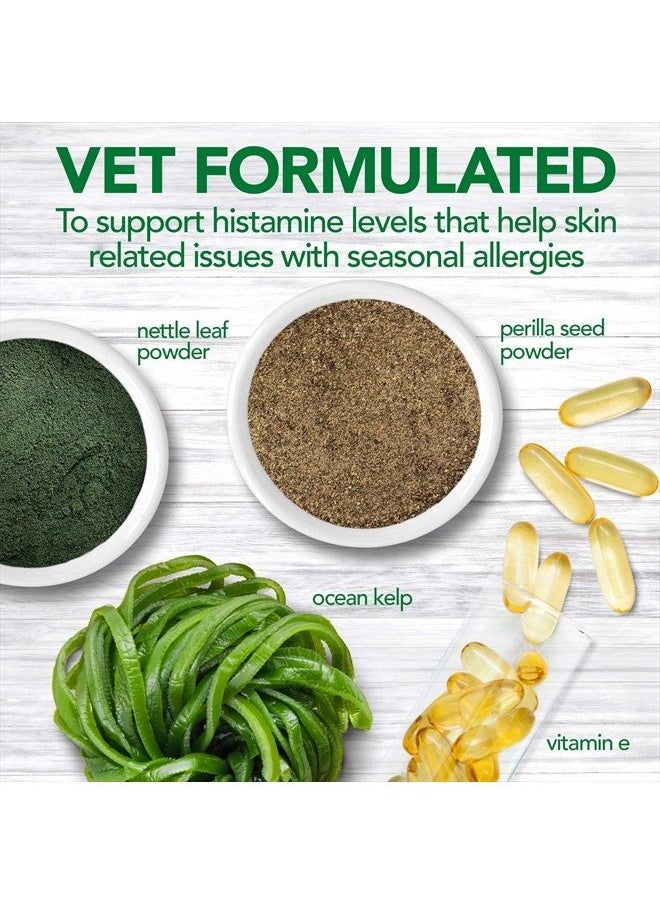 Vet's Best Seasonal Allergy Relief | Dog Allergy Supplement | Relief from Dry or Itchy Skin | 60 Chewable Tablets  - Image 3