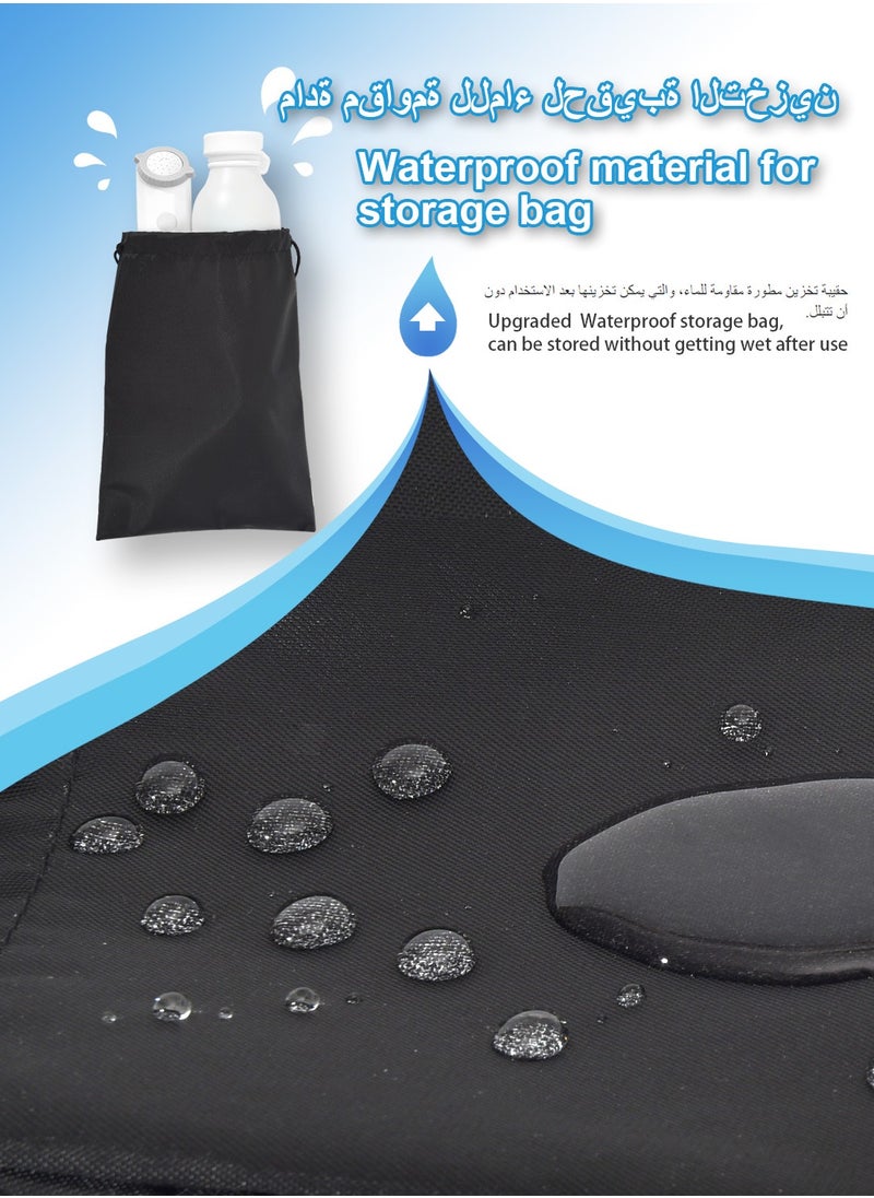 LUCKIER - Portable Electric Travel Shattaf (Bidet):  2 Spray Modes,USB Rechargeable, Electric Mini Bidet Pressure Adjustable for Camping, Desert Trips, Airplanes, Trains & Personal Hygiene - Image 1
