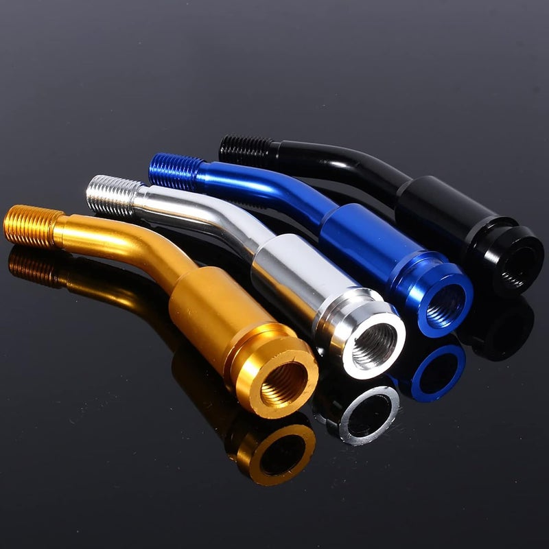 Car Shift Knob Extender, Straight Gear Shifter Lever Extension 5in Blue for T4 1990-2003 - Durable Aluminum Alloy, Easy Installation, Enhanced Shifting Comfort - Image 3