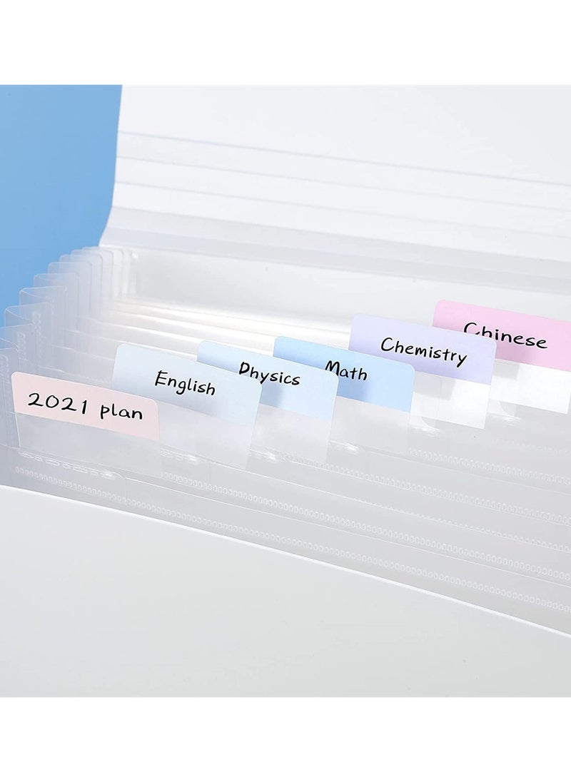 KASTWAVE - Sticky Index Tabs, 420 Pieces Self Adhesive Flag Tabs Writable and Repositionable File Tabs Flags Colored Reading Tabs Page Markers for Binder, Book, Paper, Note, Filer Folder, 3 Sizes - Image 1